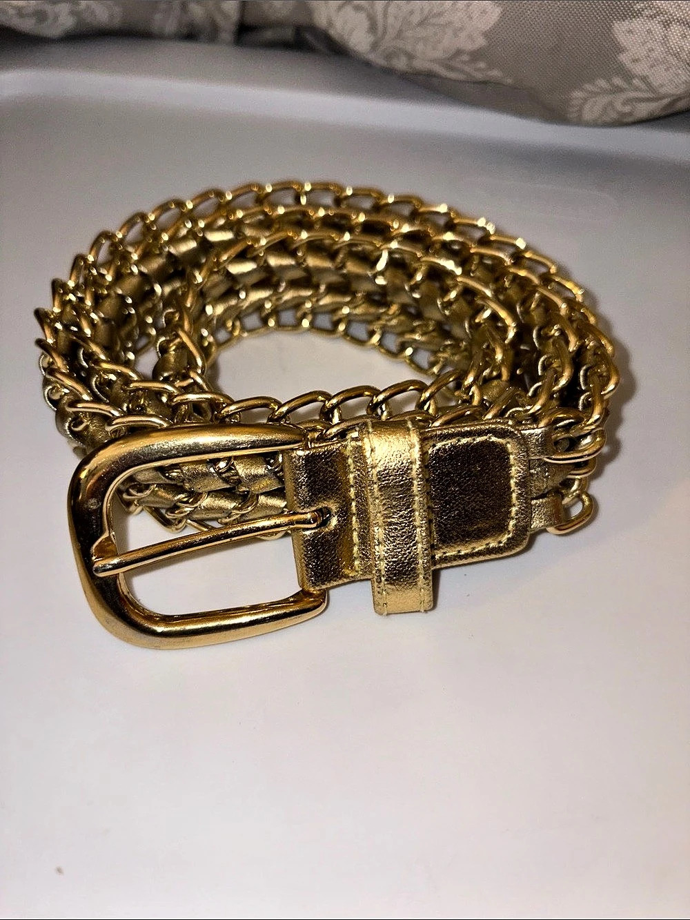 Gold Chain Belt Size Small